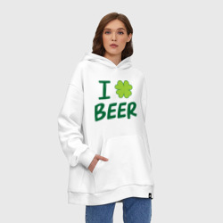 Худи SuperOversize хлопок Love beer - фото 2