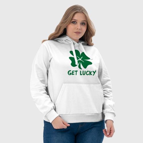 Женская толстовка хлопок Get lucky - фото 6