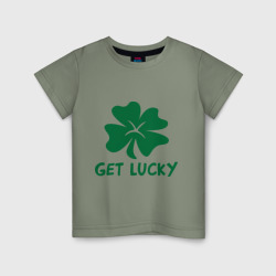 Детская футболка хлопок Get lucky