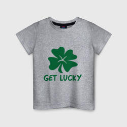 Детская футболка хлопок Get lucky