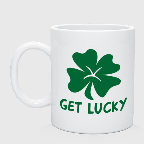 Кружка керамическая Get lucky