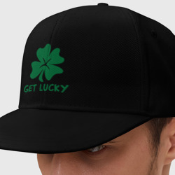 Кепка снепбек с прямым козырьком Get lucky