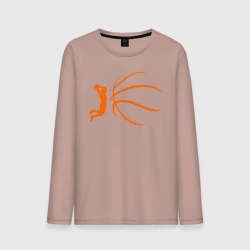 Мужской лонгслив хлопок Баскетбол - это моя жизнь