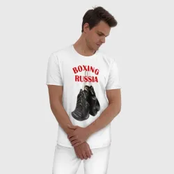 Мужская пижама хлопок Перчатки чемпиона - фото 2