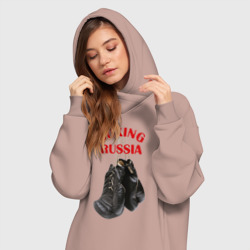 Платье-худи хлопок Перчатки чемпиона - фото 2