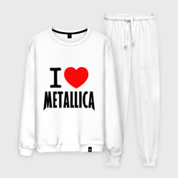 Мужской костюм хлопок I love Metallica