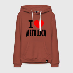 Мужская толстовка хлопок I love Metallica