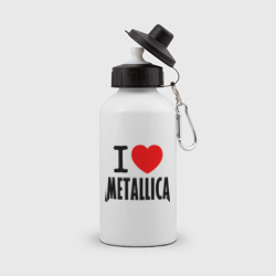 Бутылка спортивная I love Metallica