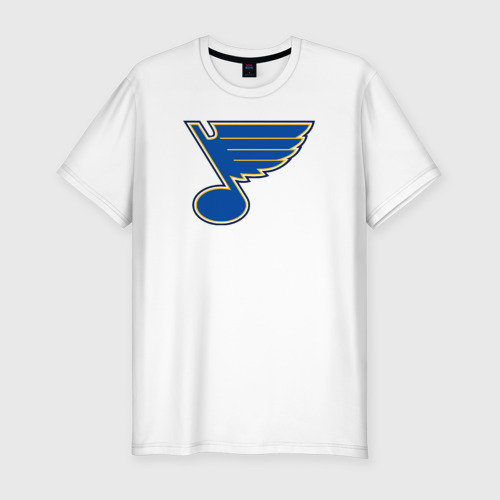 Мужская футболка хлопок Slim St. Louis Blues Tarasenko #91, цвет белый