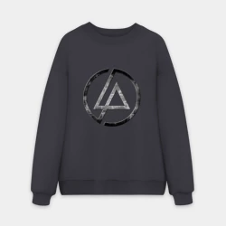 Мужской свитшот oversize без начеса хлопок Linkin Park