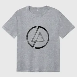 Женская футболка хлопок Oversize Linkin Park