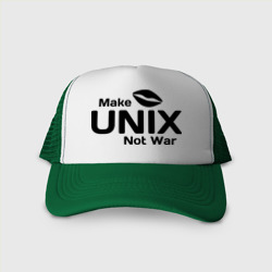 Кепка тракер с сеткой Make Unix, not war