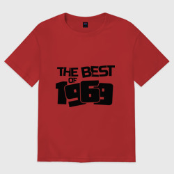 Женская футболка хлопок Oversize The best of 1969