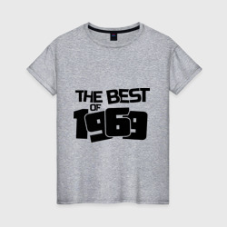 Женская футболка хлопок The best of 1969