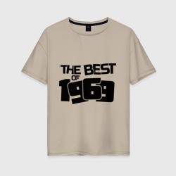 Женская футболка хлопок Oversize The best of 1969