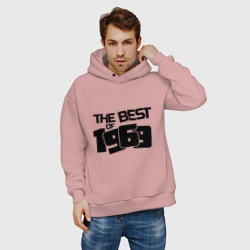 Мужское худи Oversize хлопок The best of 1969 - фото 2