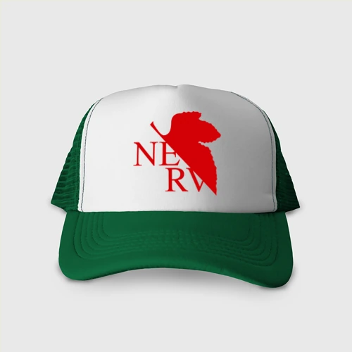 Кепка тракер с сеткой Евангелион nerv