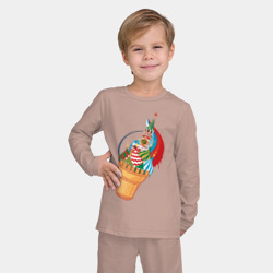 Детская пижама с лонгсливом хлопок Кремль - фото 2