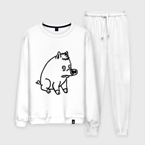 Мужской костюм хлопок Pig