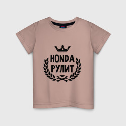 Детская футболка хлопок Хонда рулит