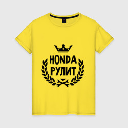 Женская футболка хлопок Хонда рулит