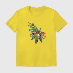 Мужская футболка хлопок Майнкрафт