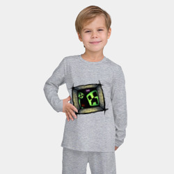 Детская пижама с лонгсливом хлопок Страшное место - фото 2