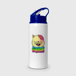 Бутылка для воды с трубочкой Dropdead