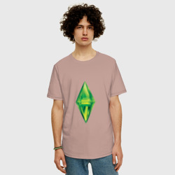 Мужская футболка хлопок Oversize Коллекция "Sims" - фото 2