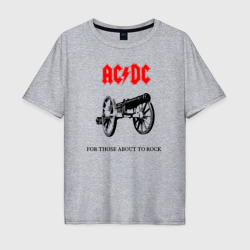 Мужская футболка хлопок Oversize AC/DC For Those About To Rock