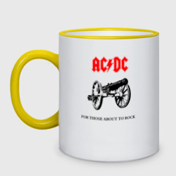 Кружка двухцветная AC/DC For Those About To Rock