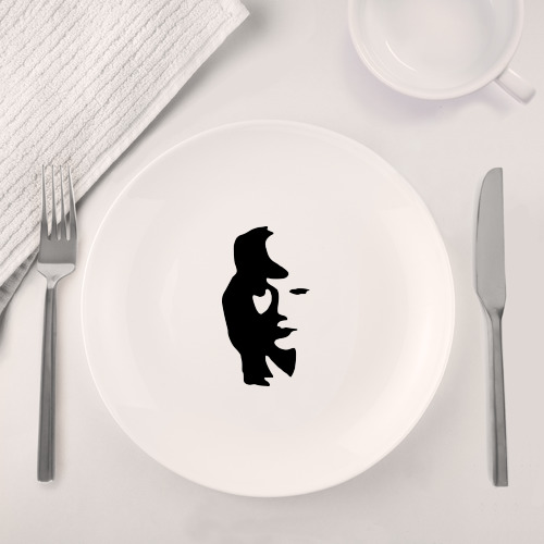 Набор: тарелка + кружка Саксофонист или девушка - фото 4