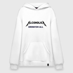 Худи SuperOversize хлопок AlcoholicA