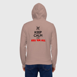 Мужская толстовка на молнии хлопок Keep Calm And Kill'Em All - фото 2