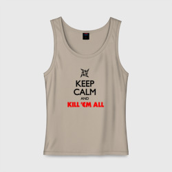 Женская майка хлопок Keep Calm And Kill'Em All