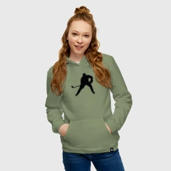 Женская толстовка хлопок Хоккеист - фото 2