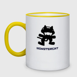 Кружка двухцветная Monstercat