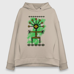 Женское худи Oversize хлопок Кураймен курай