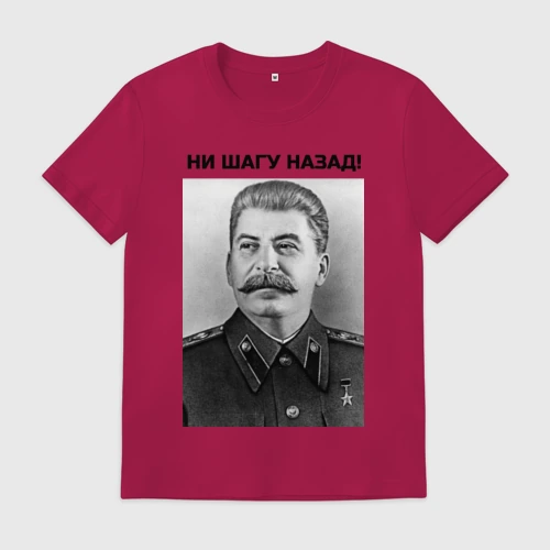 Мужская футболка хлопок Ни шагу назад!