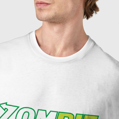 Мужская футболка хлопок Zombie - eat fresh - фото 6