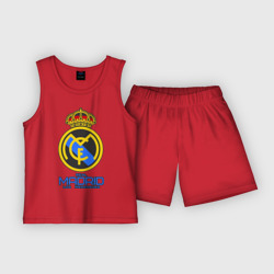 Детская пижама с шортами хлопок Реал Мадрид
