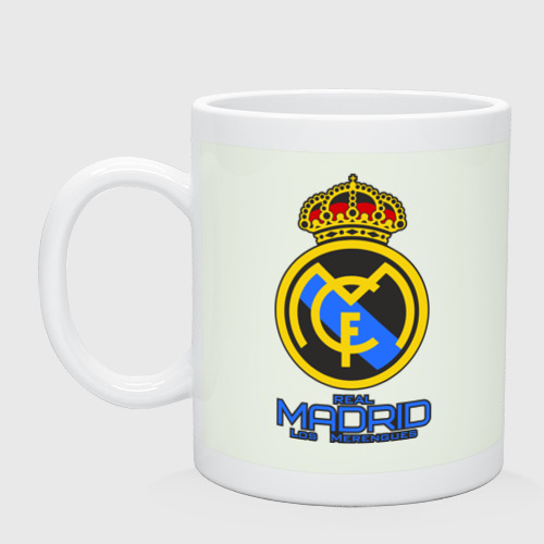 Кружка керамическая Реал Мадрид, цвет фосфор