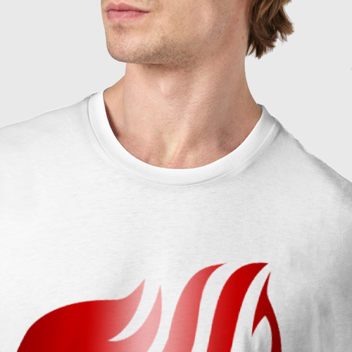 Мужская футболка хлопок Хвост Феи эмблема - фото 6