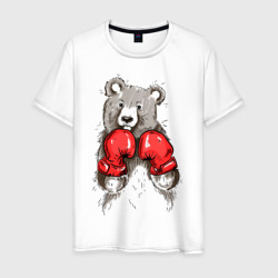 Мужская футболка хлопок Russia boxing