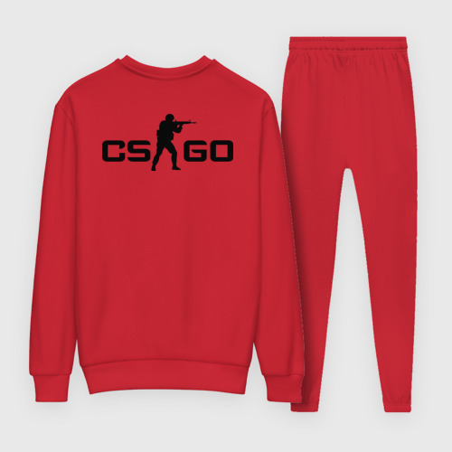 Женский костюм хлопок CS GO, цвет красный - фото 2