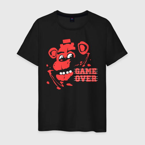 Мужская футболка хлопок Five Nights At Freddy's, цвет черный