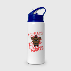 Бутылка для воды с трубочкой Five Nights At Freddy's