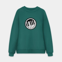 Мужской свитшот oversize без начеса хлопок Piano