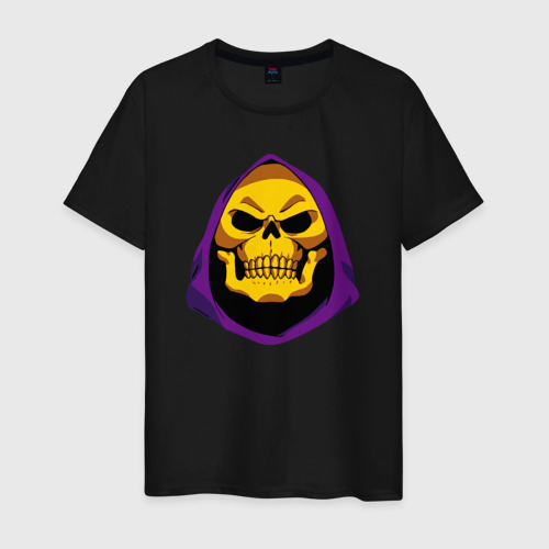 Мужская футболка хлопок Skeletor, цвет черный