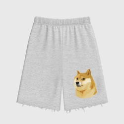 Женские шорты oversize футер хлопок Doge